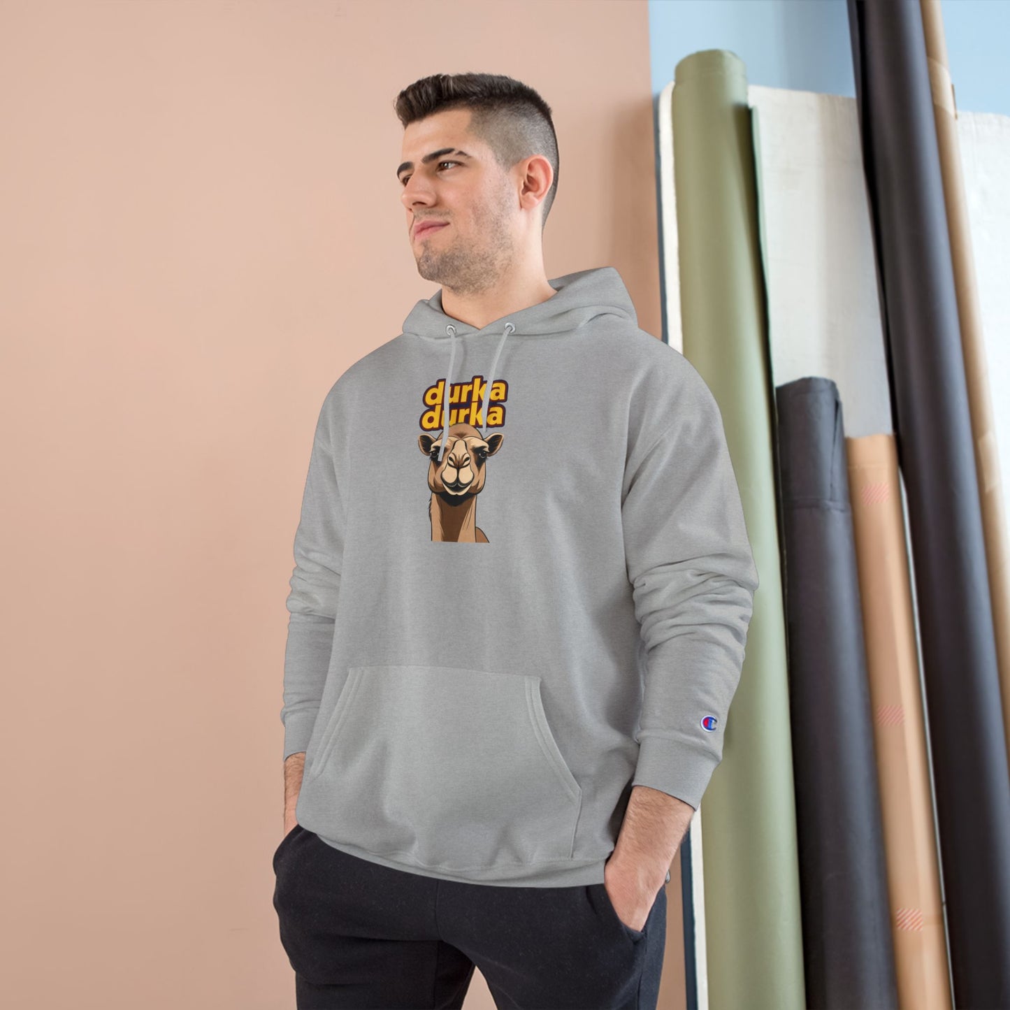 "Durka Durka" Camel Champion Brand Hoodie