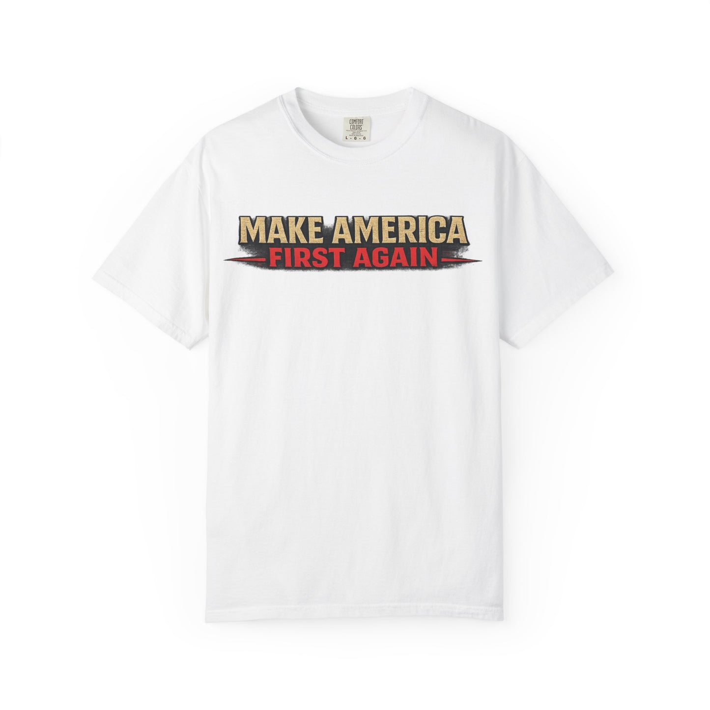 "Make America First Again" Book Merch Comfort Color Brand T-Shirt