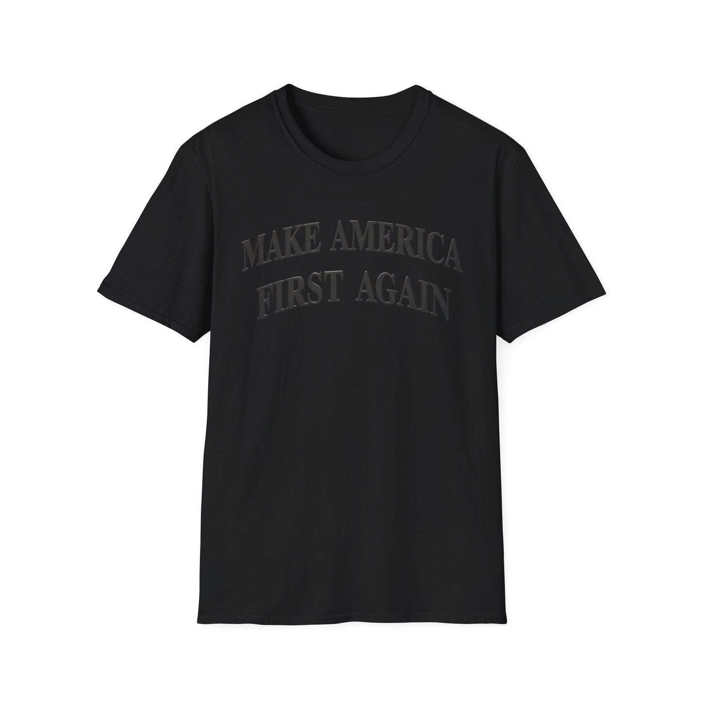 Black Make America First Again T-Shirt