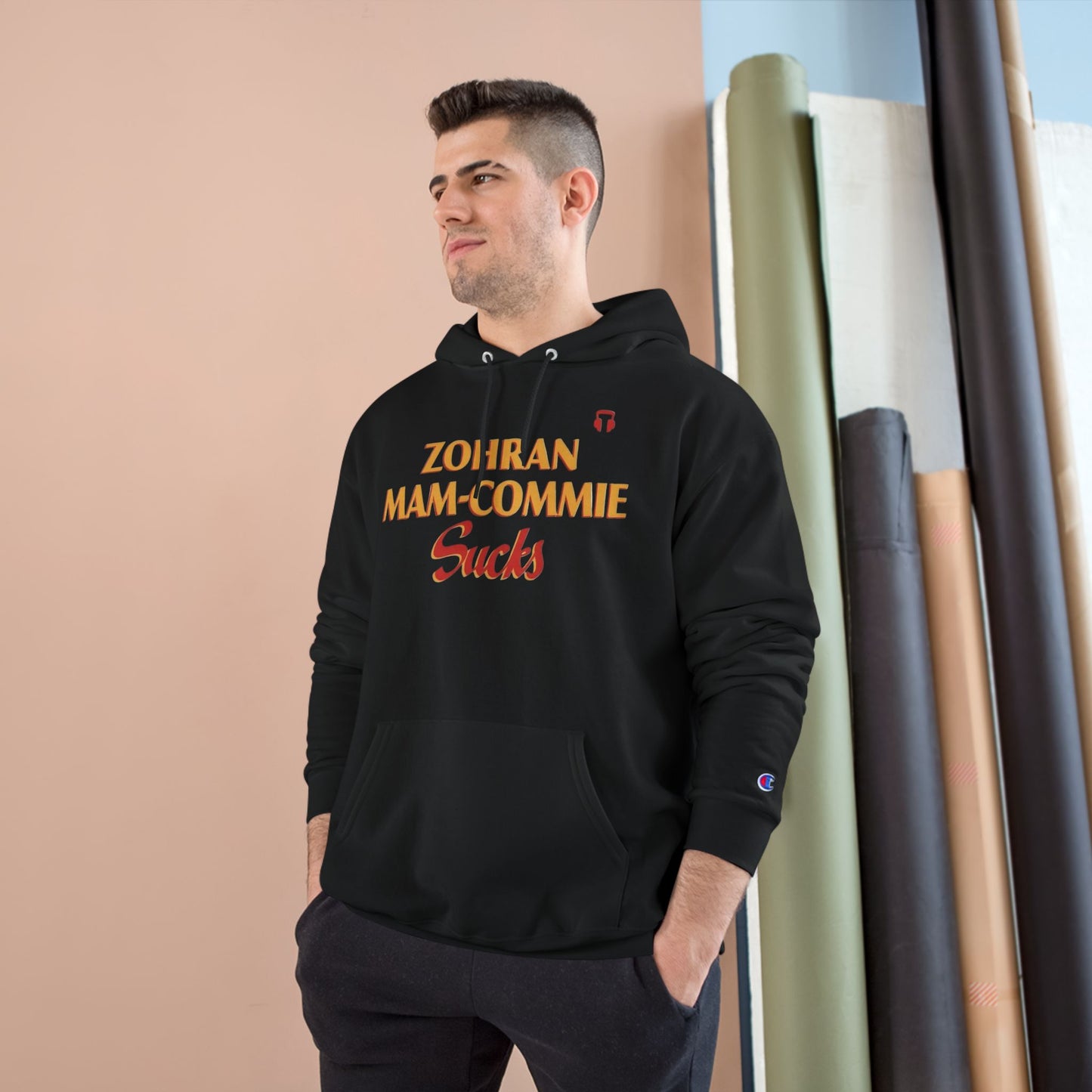 Zohran Mam-Commie Sucks Champion Brand T-Shirt