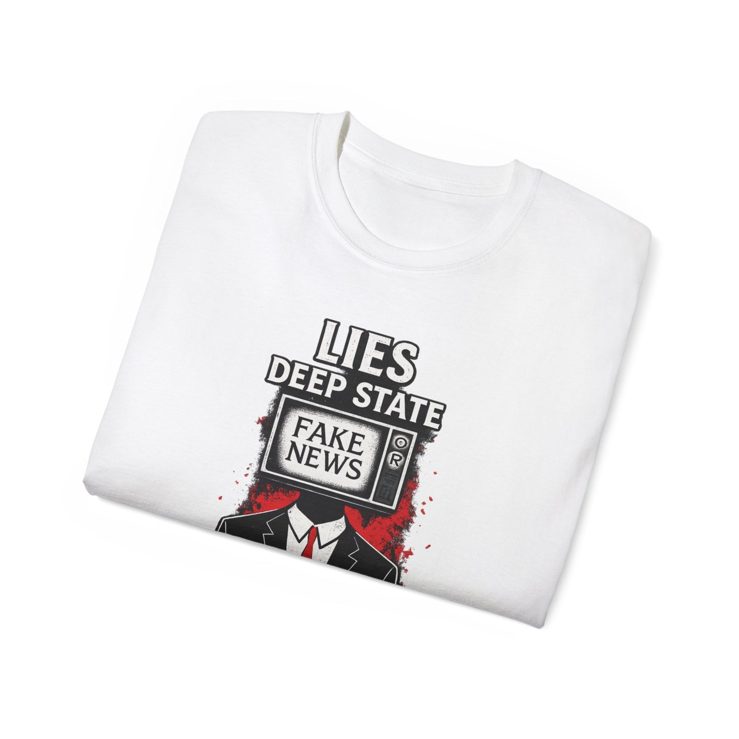 Fake News Political Statement Gildan Brand T-Shirt