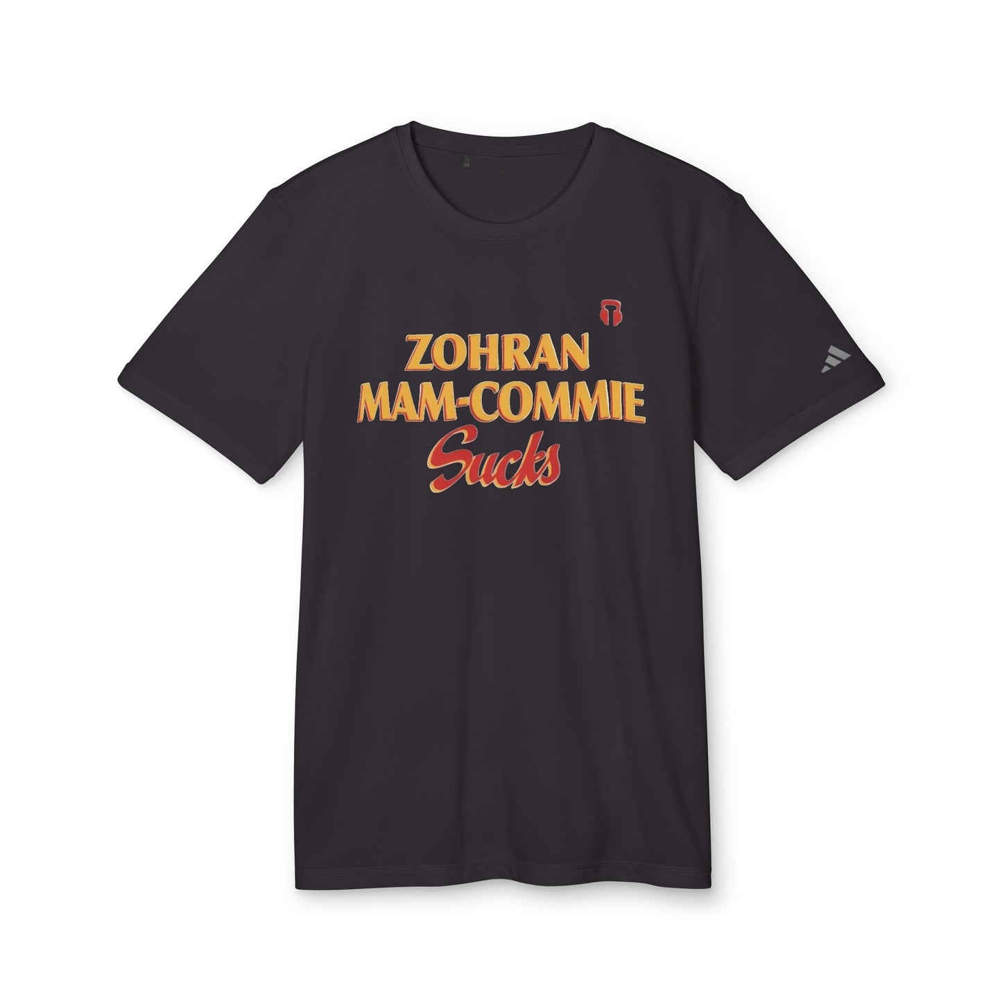 Zohran Mam-Commie Sucks Adidas Brand T-Shirt