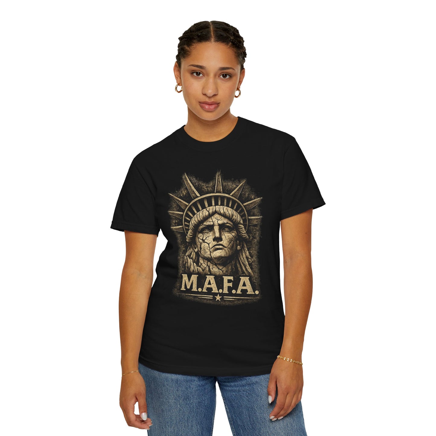 M.A.F.A. Statue Of Liberty  "Sovereignty Security Prosperity " Comfort Color Brand T-Shirt