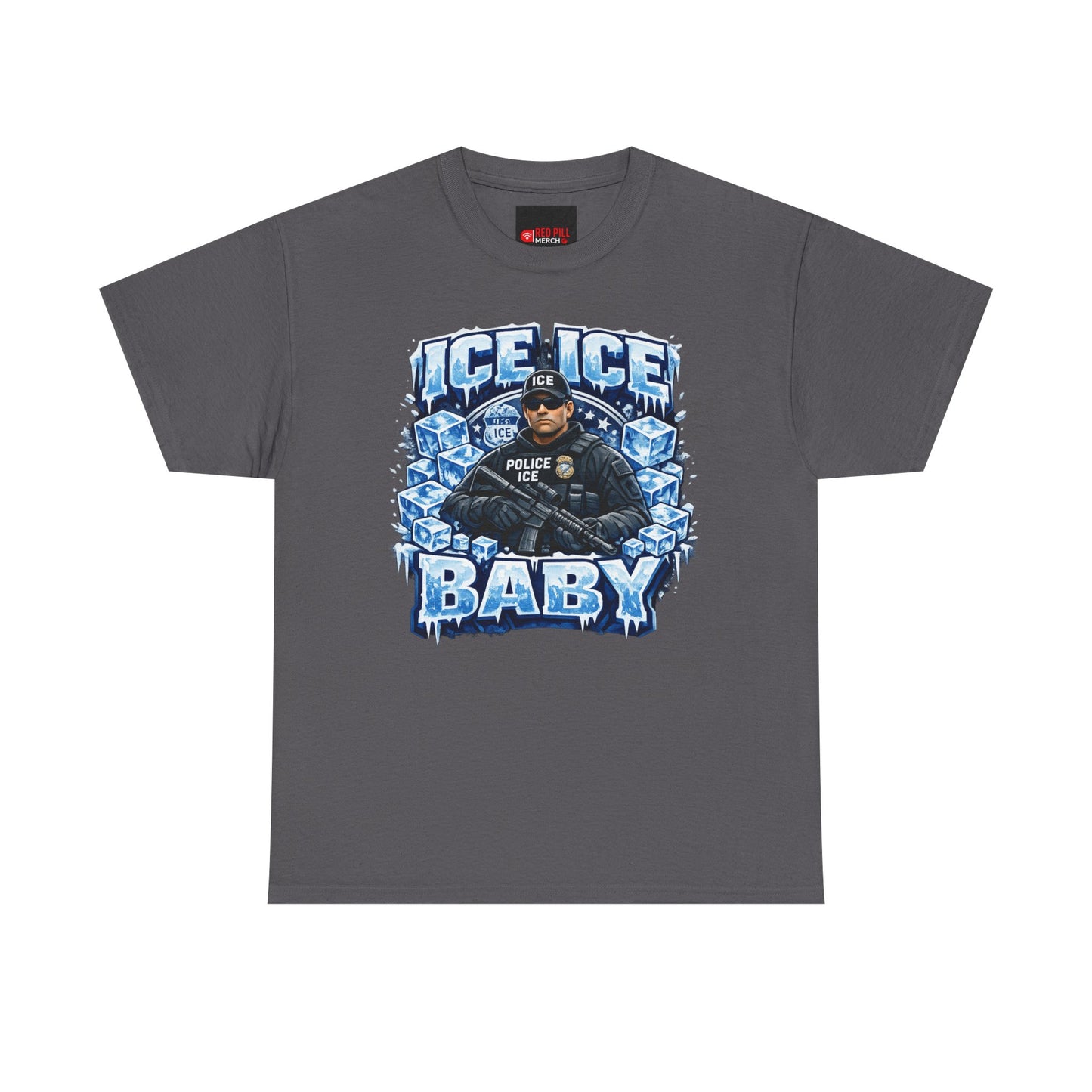 Ice Ice Baby ICE Agent Gildan Brand T-Shirt