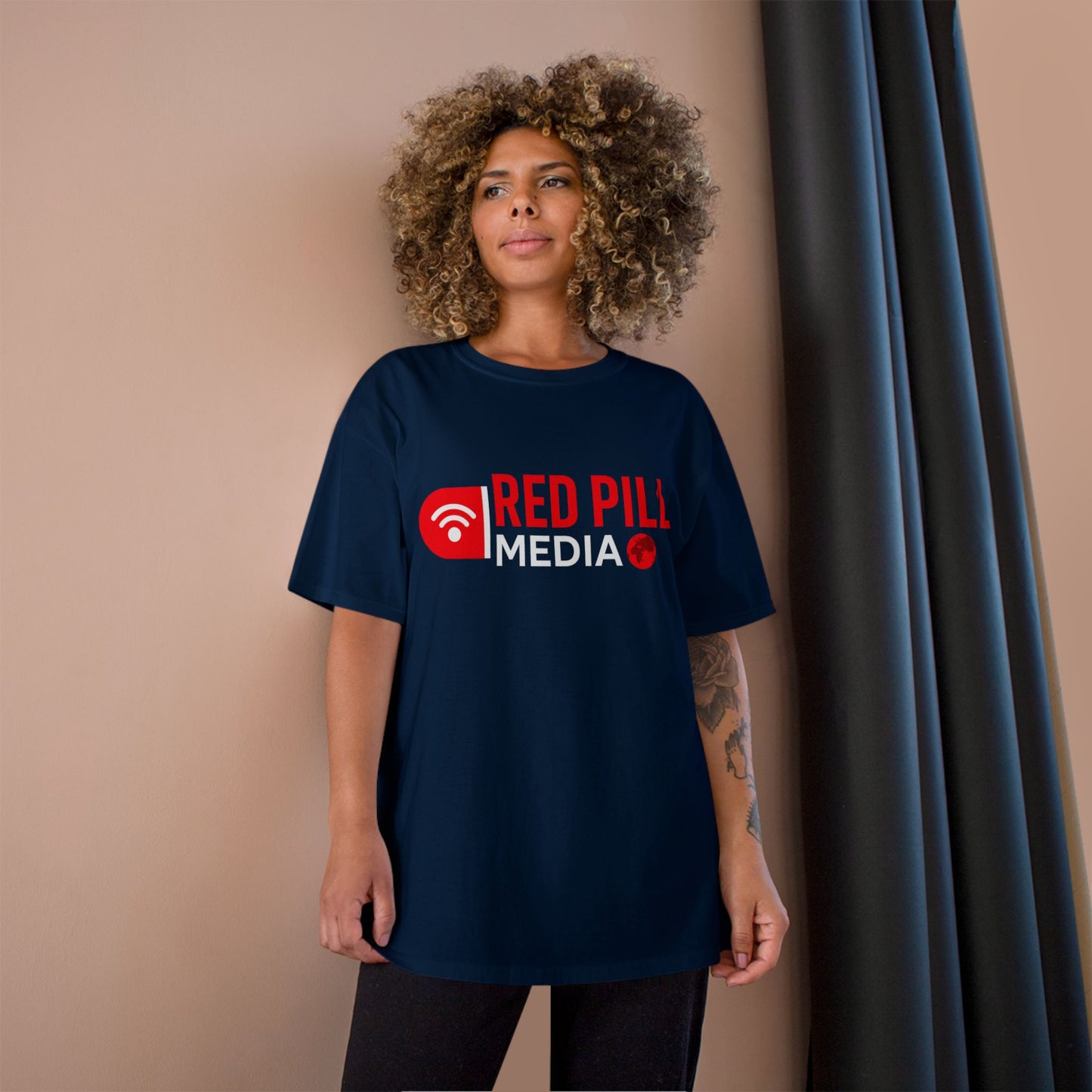 Red Pill Media Champion Brand T-Shirt