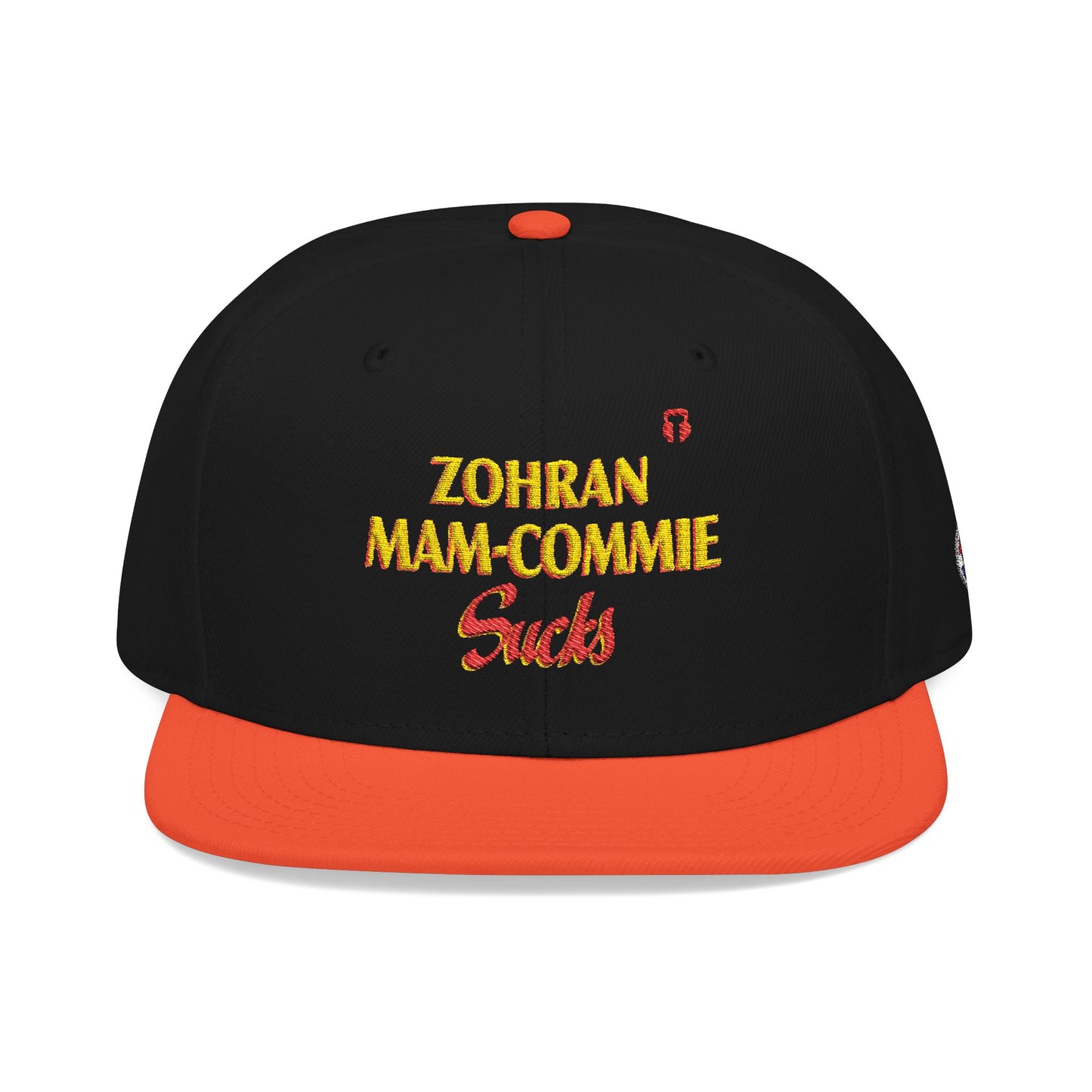 Zohran Mam-Commie Sucks Embroidered Snapback Hat