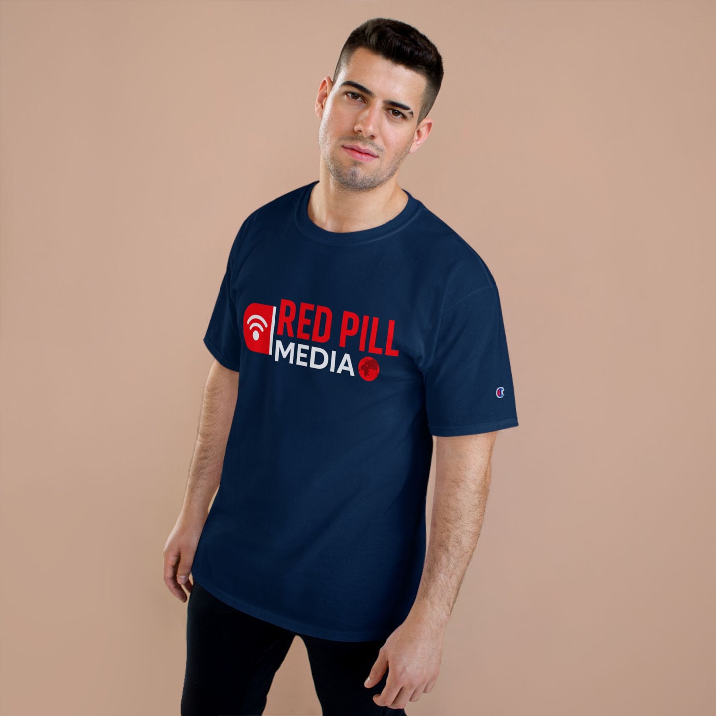 Red Pill Media Champion Brand T-Shirt