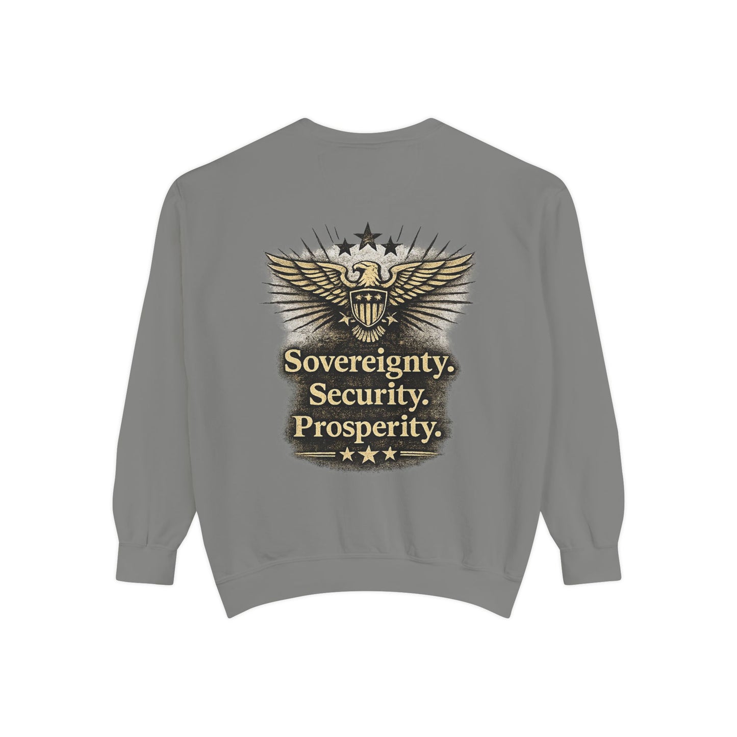 M.A.F.A. "Statue Of Liberty" "Sovereignty Security Prosperity " Gildan Brand Crewneck Sweatshirt