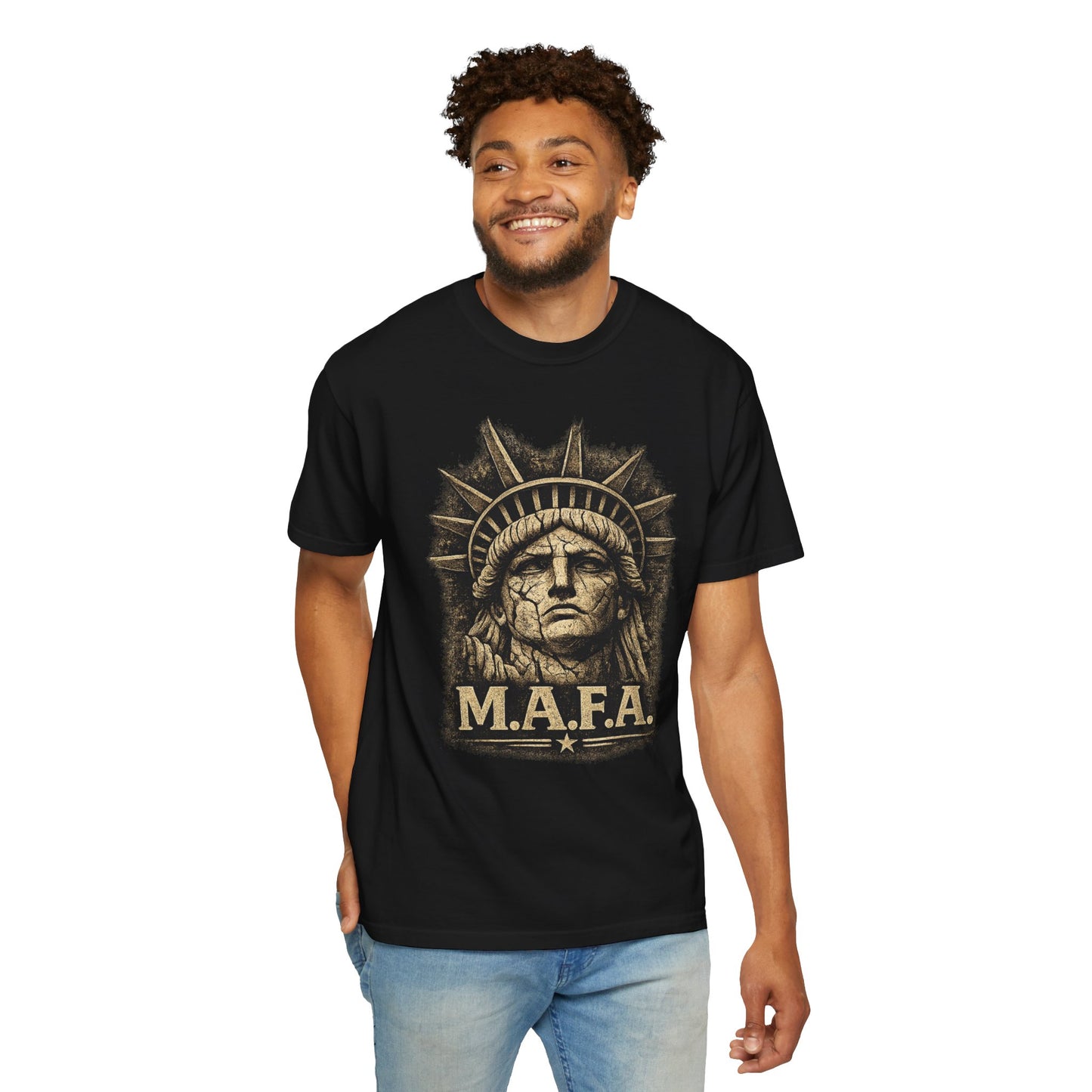 M.A.F.A. Statue Of Liberty  "Sovereignty Security Prosperity " Comfort Color Brand T-Shirt
