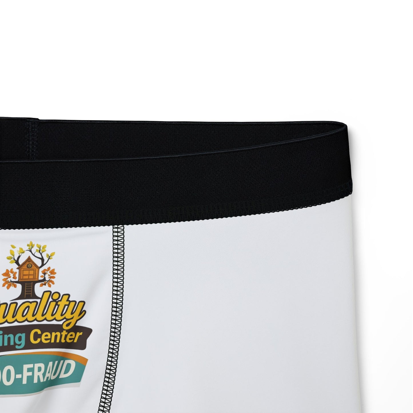 "Quality Learing Center" 1-800-FRAUD Novelty Men's Boxers