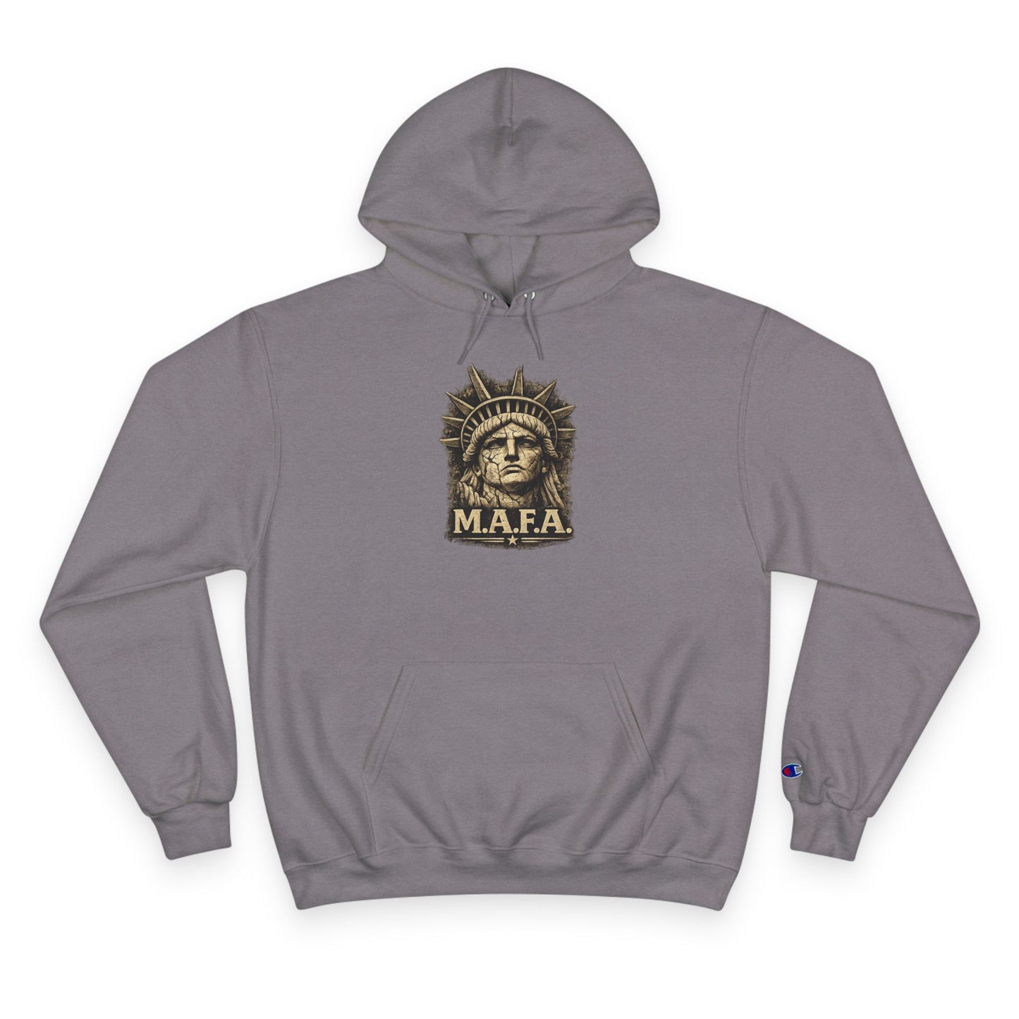 M.A.F.A. "Statue Of Liberty" "Sovereignty Security Prosperity " Champion Brand Hoodie