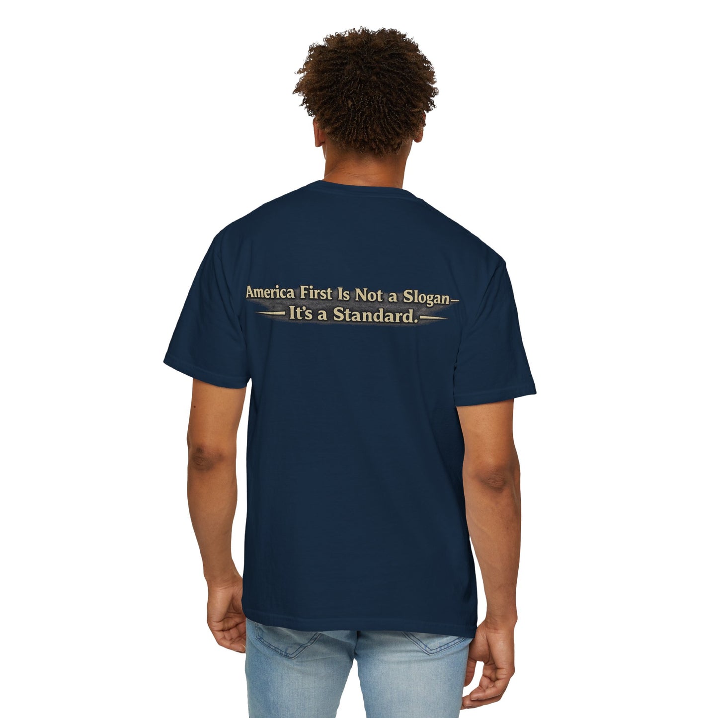 "Make America First Again" Book Merch Comfort Color Brand T-Shirt