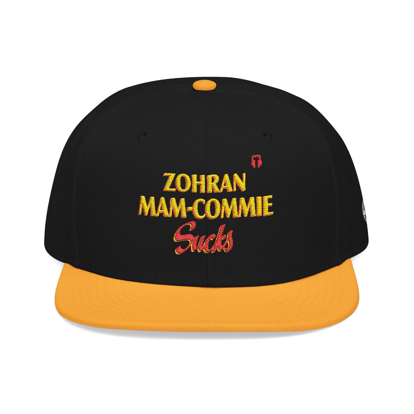 Zohran Mam-Commie Sucks Embroidered Snapback Hat