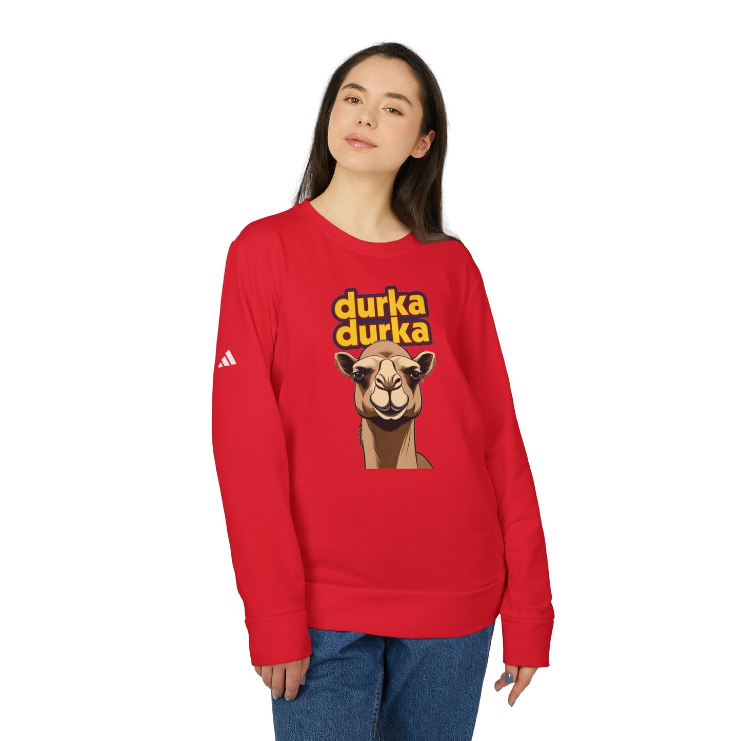 "Durka Durka Camel Adidas Crewneck Sweatshirt