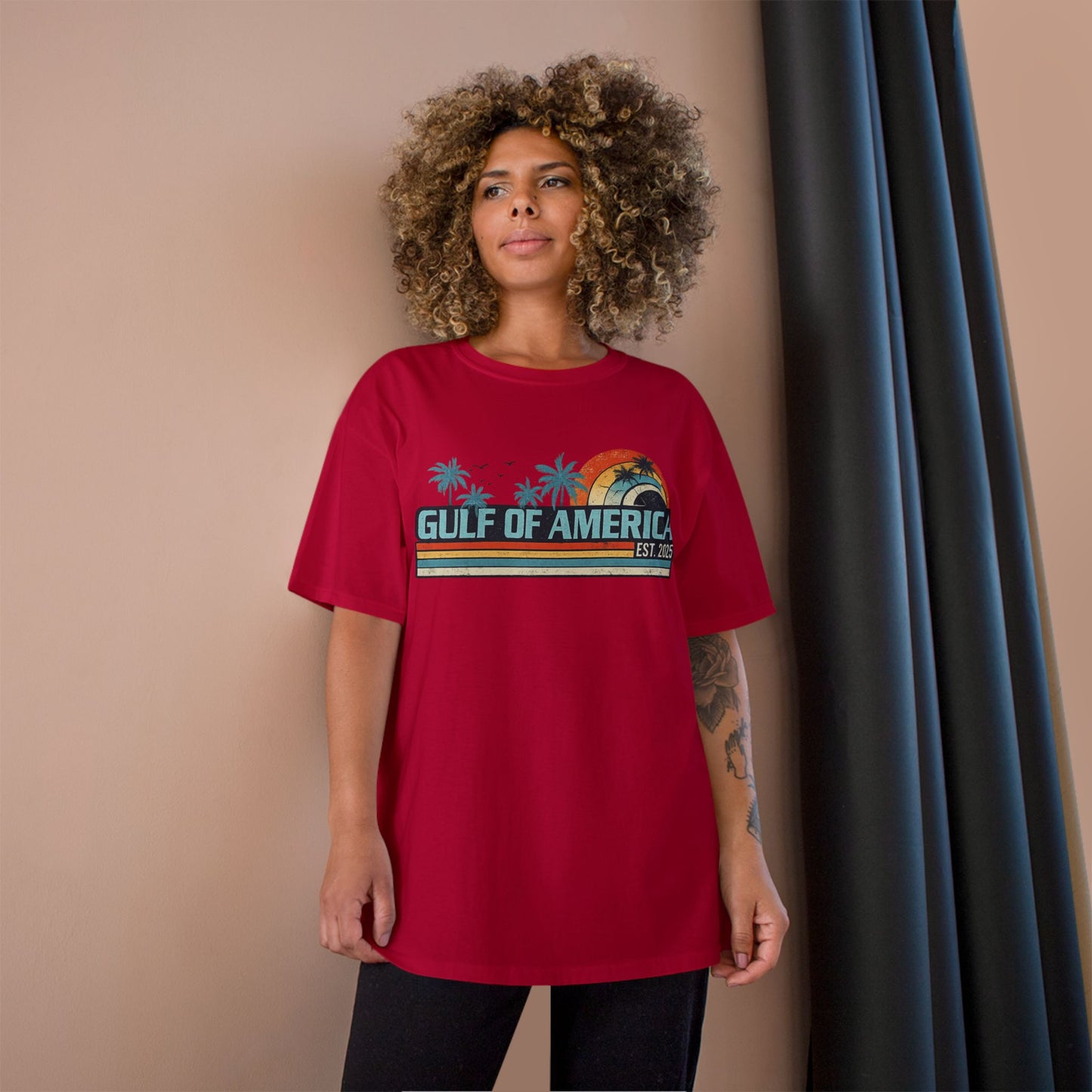 Gulf of America Vintage Champion Brand T-Shirt