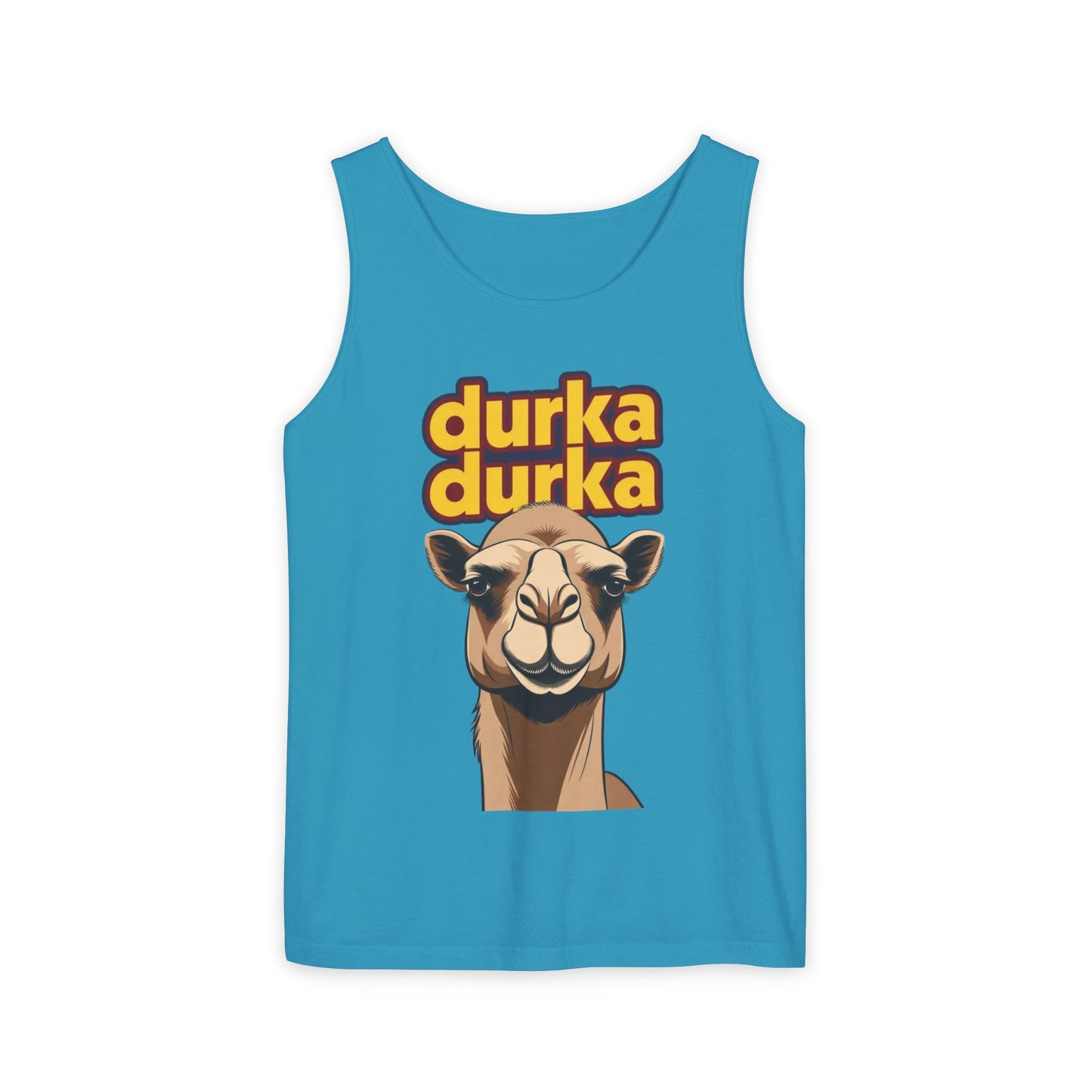 "Durka Durka" Camel Gildan Brand Tank Top