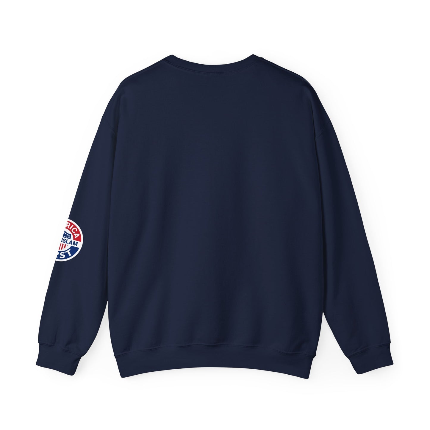 Zohran Mam-Commie Sucks/America First F*CK ISLAM Gildan Brand Crewneck Sweatshirt