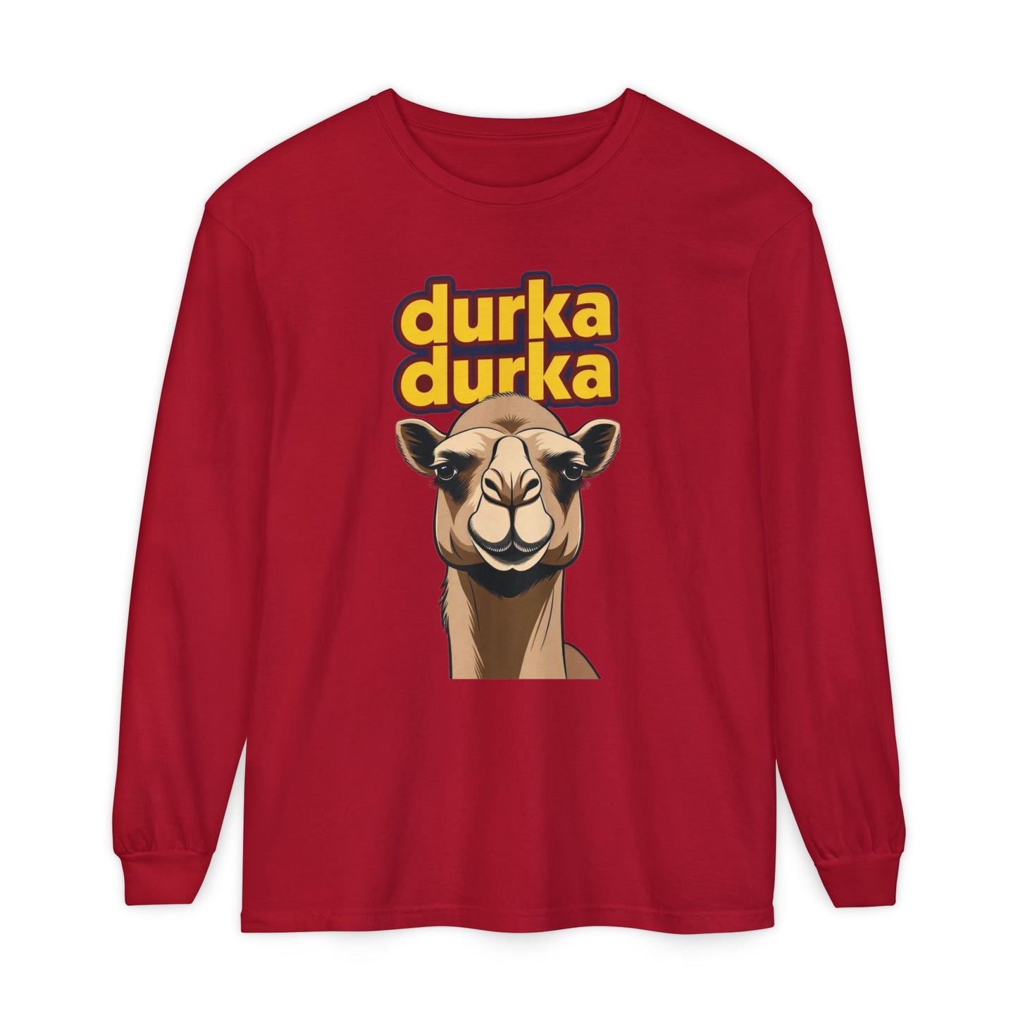 "Durka Durka" Camel Gildan Brand Long Sleeve Tee