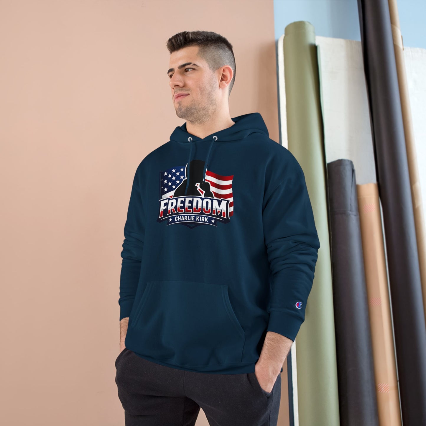 Charlie Kirk Freedom Champion Brand Hoodie