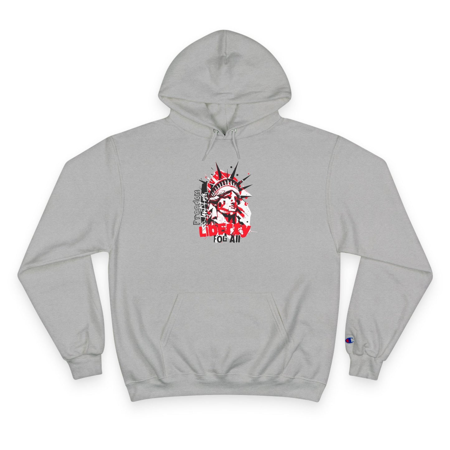 Freedom Isn't Free Liberty For All Womens Champion Hoodie — — Freedom Isn't Free Graphic Womens Champion Hoodie