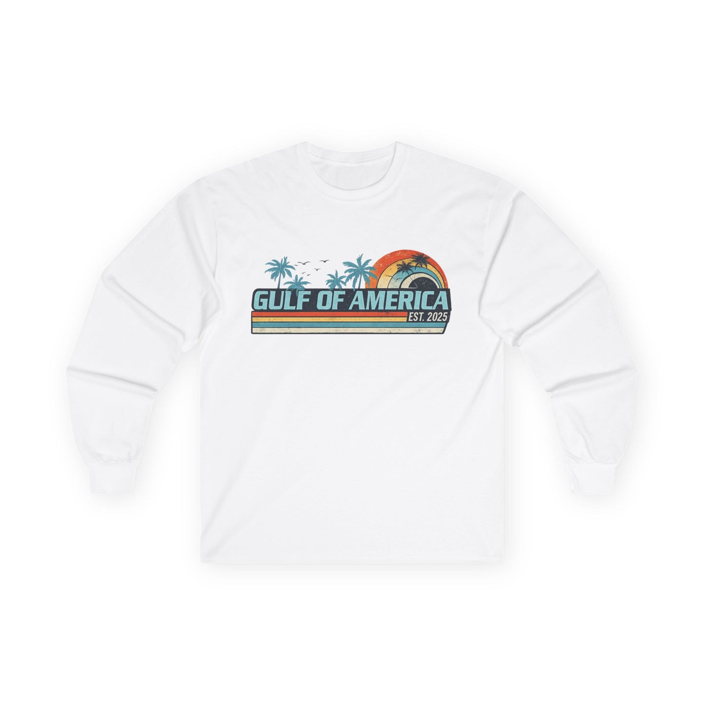Gulf of America Vintage Gildan Brand Long Sleeve Tee
