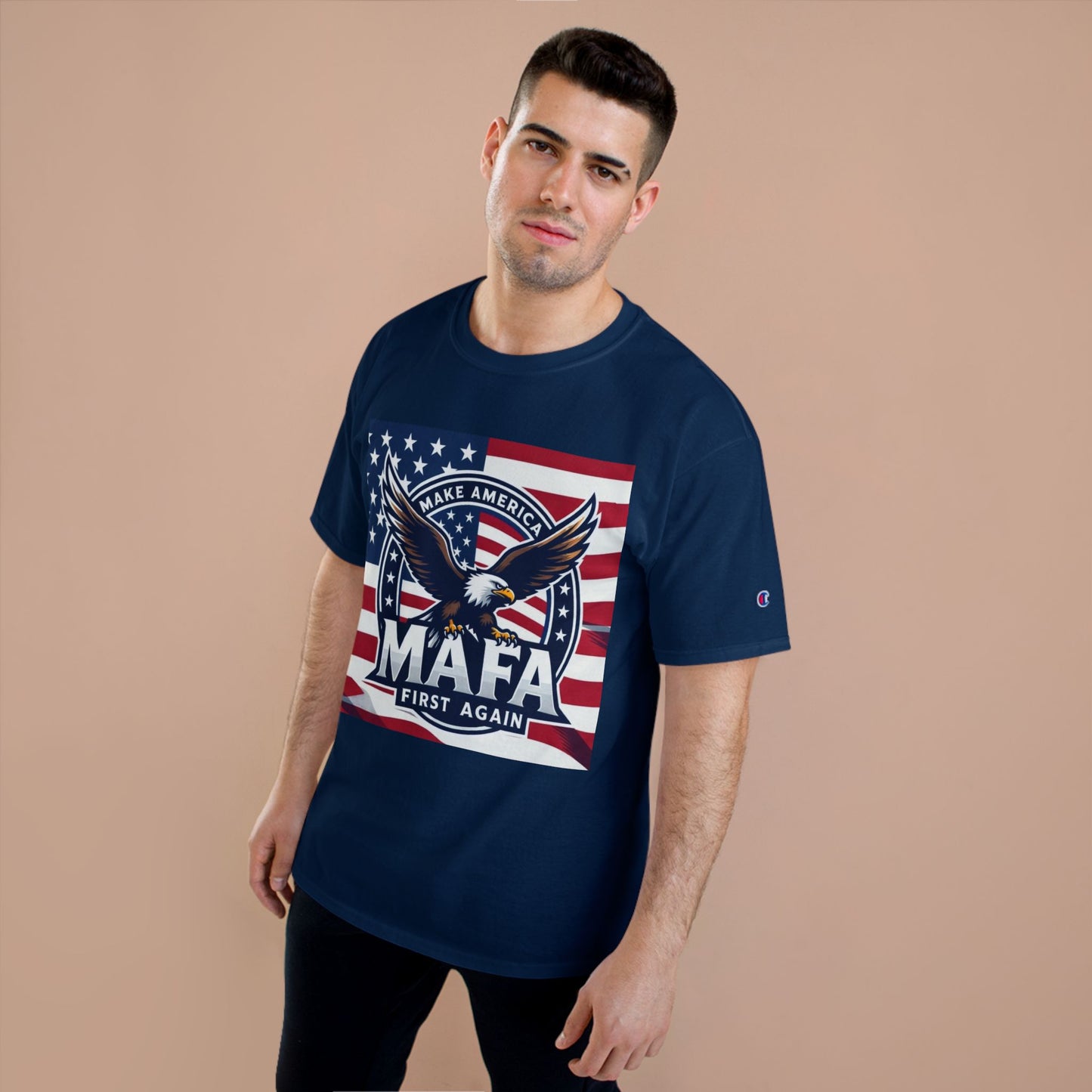 M.A.F.A "Make America First Again" Champion Brand T-Shirt