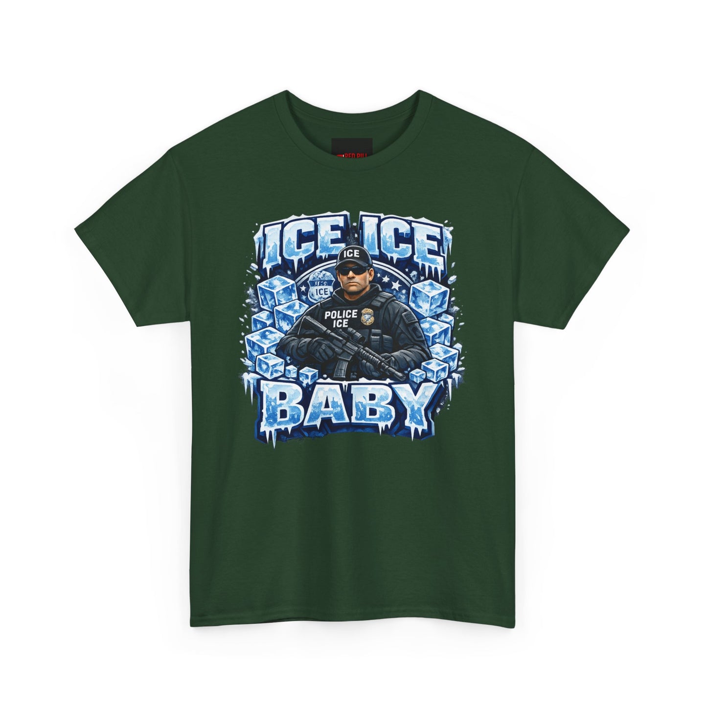 Ice Ice Baby ICE Agent Gildan Brand T-Shirt