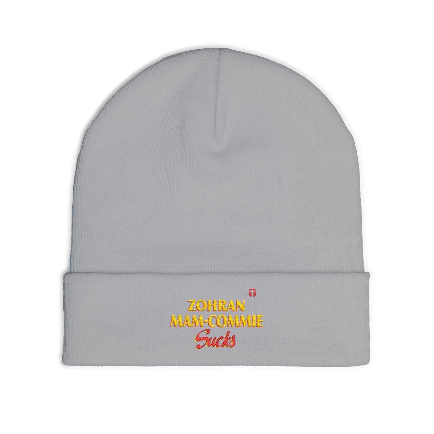 Zohran Mam-Commie Sucks Embroidered Knit Beanie