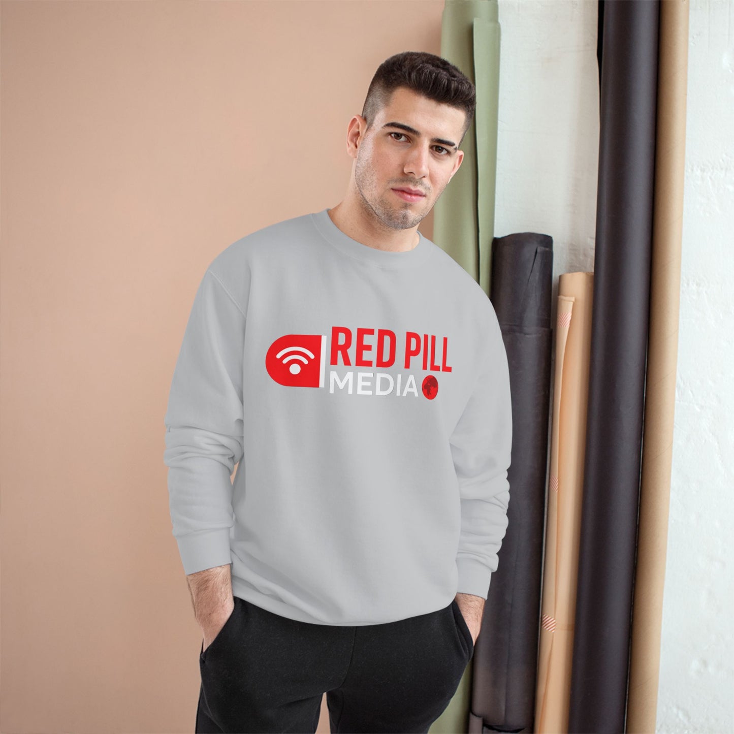 Red Pill Media Champion Brand Sweatshirt