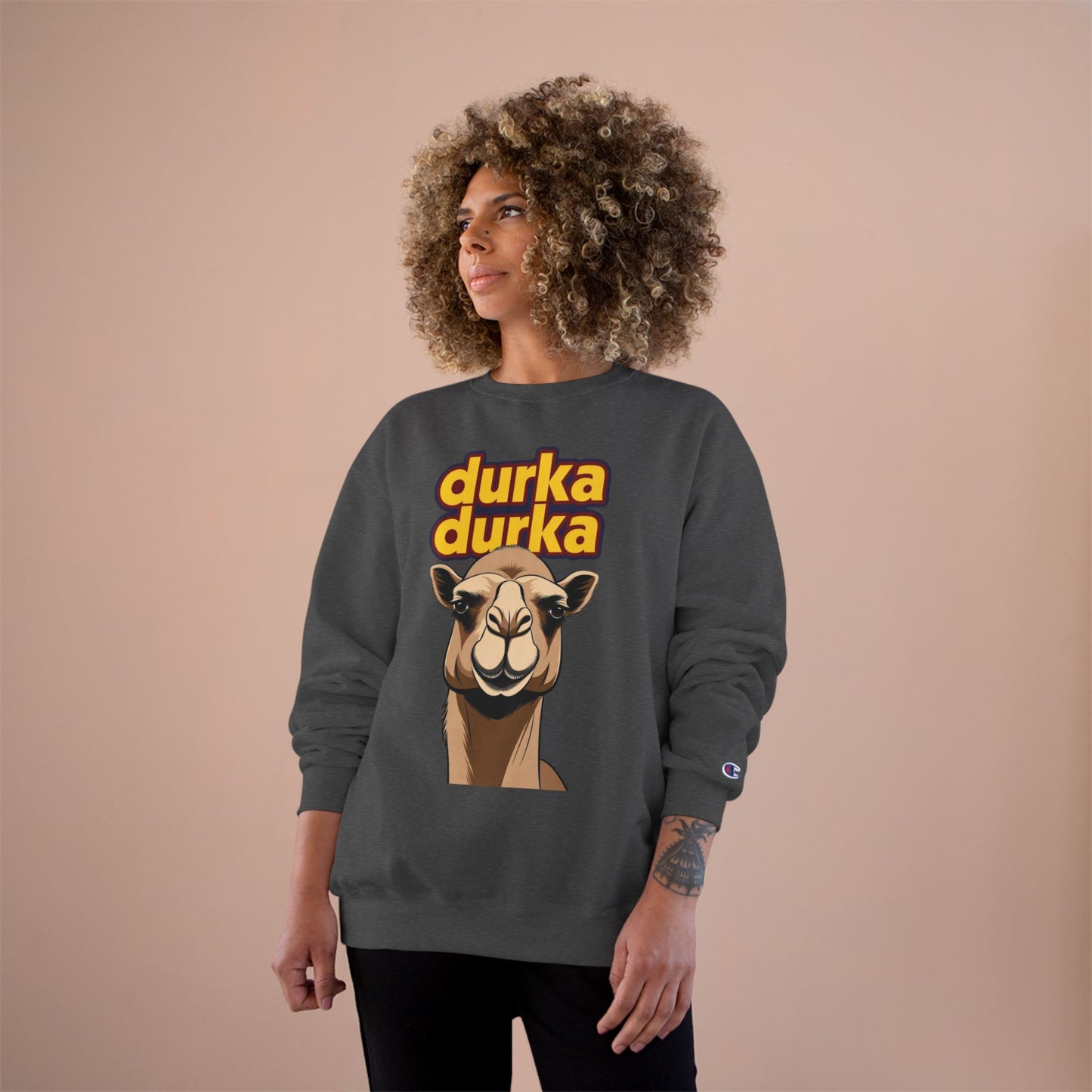 "Durka Durka Camel Champion Crewneck Sweatshirt