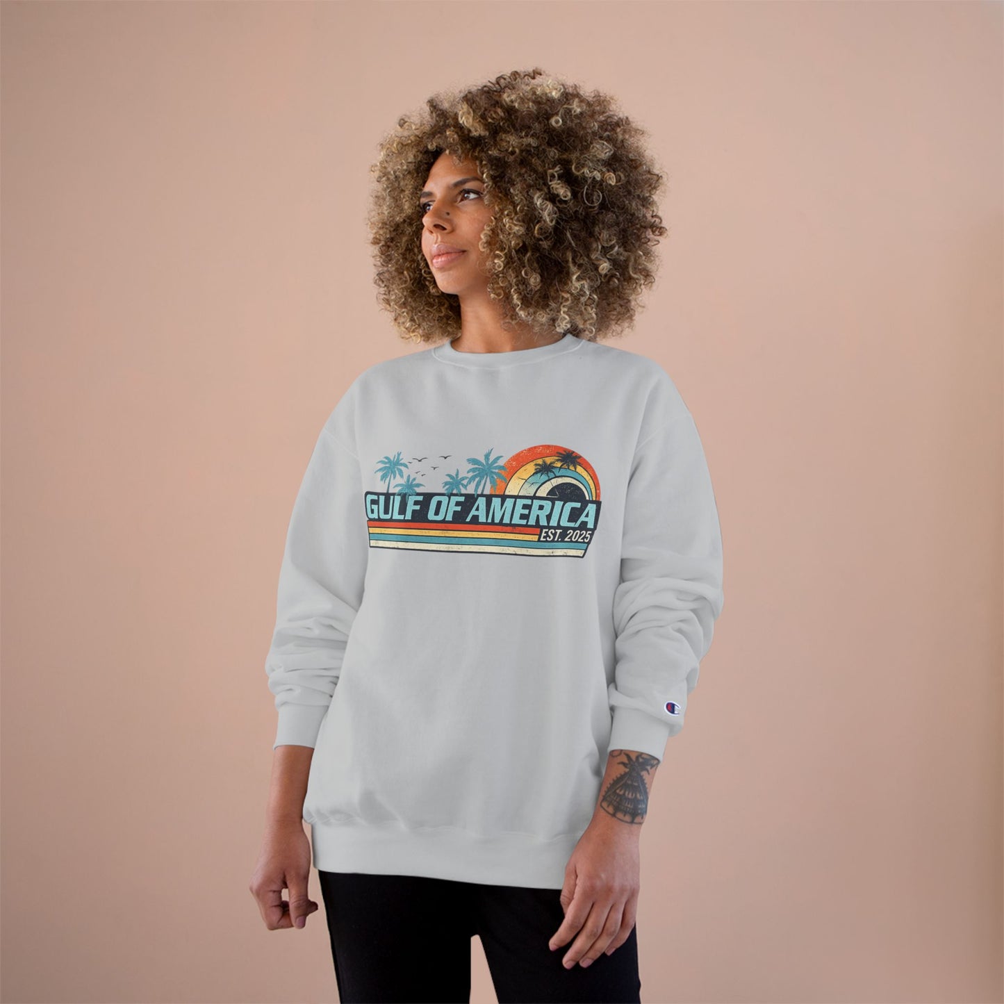Gulf of America Vintage Champion Crewneck Sweatshirt