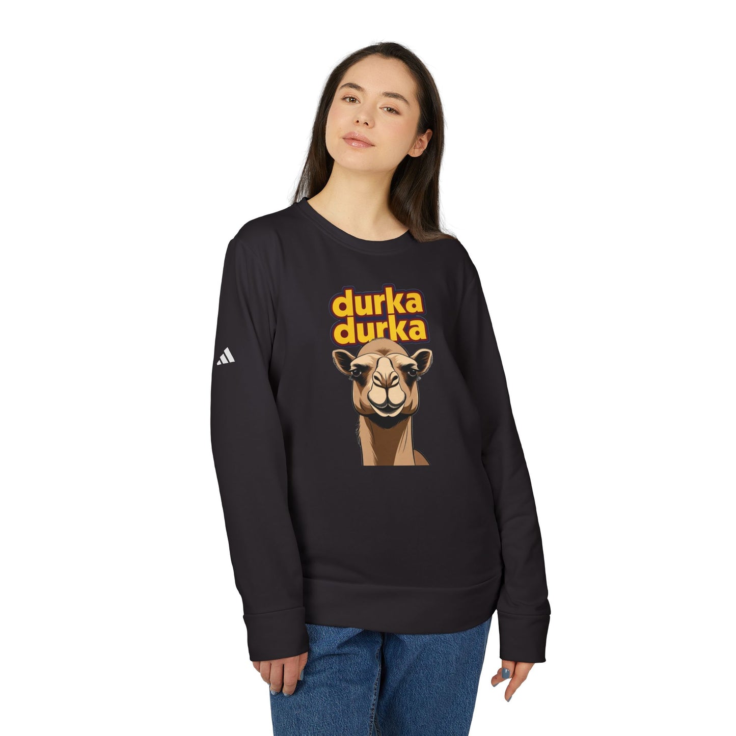 "Durka Durka Camel Adidas Crewneck Sweatshirt