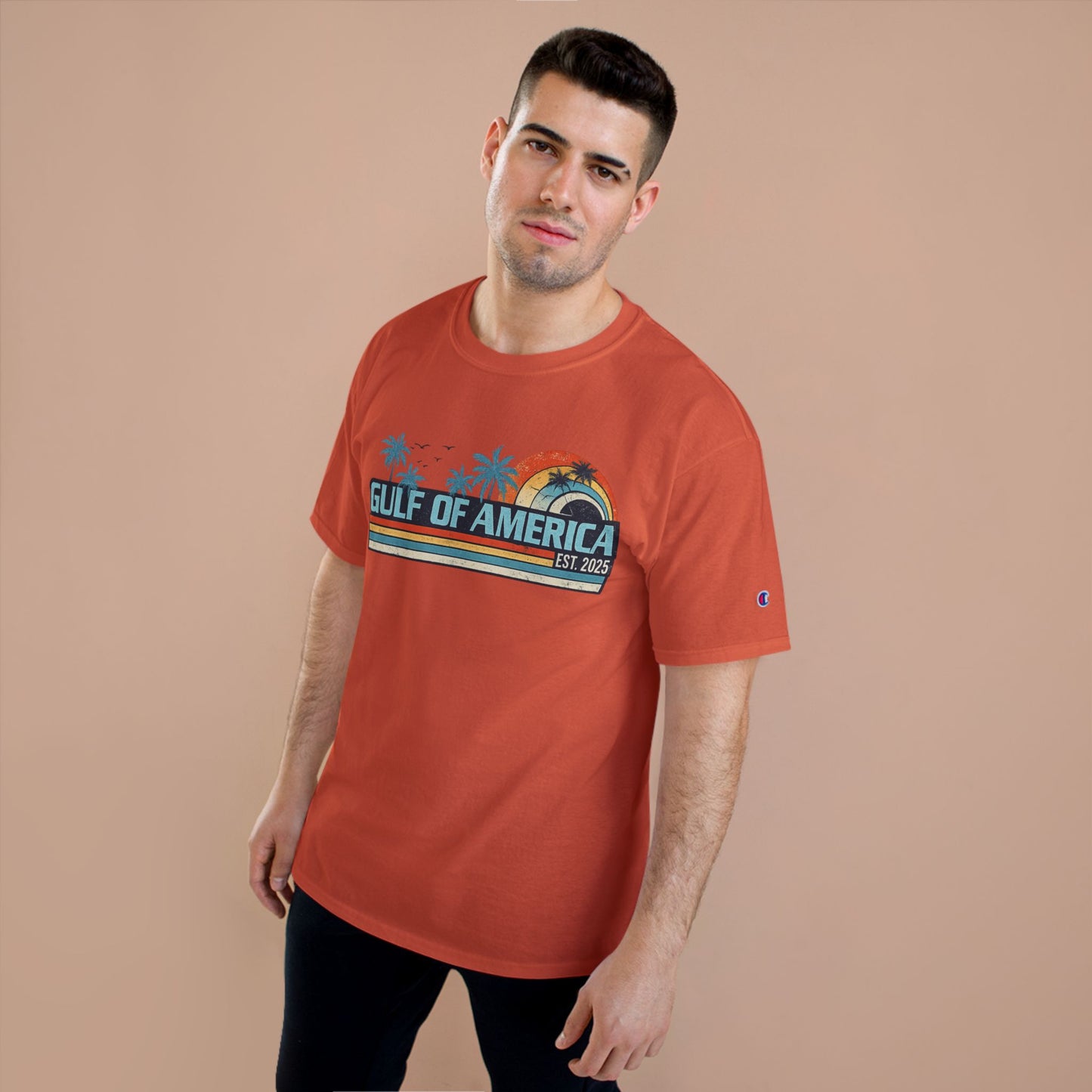 Gulf of America Vintage Champion Brand T-Shirt