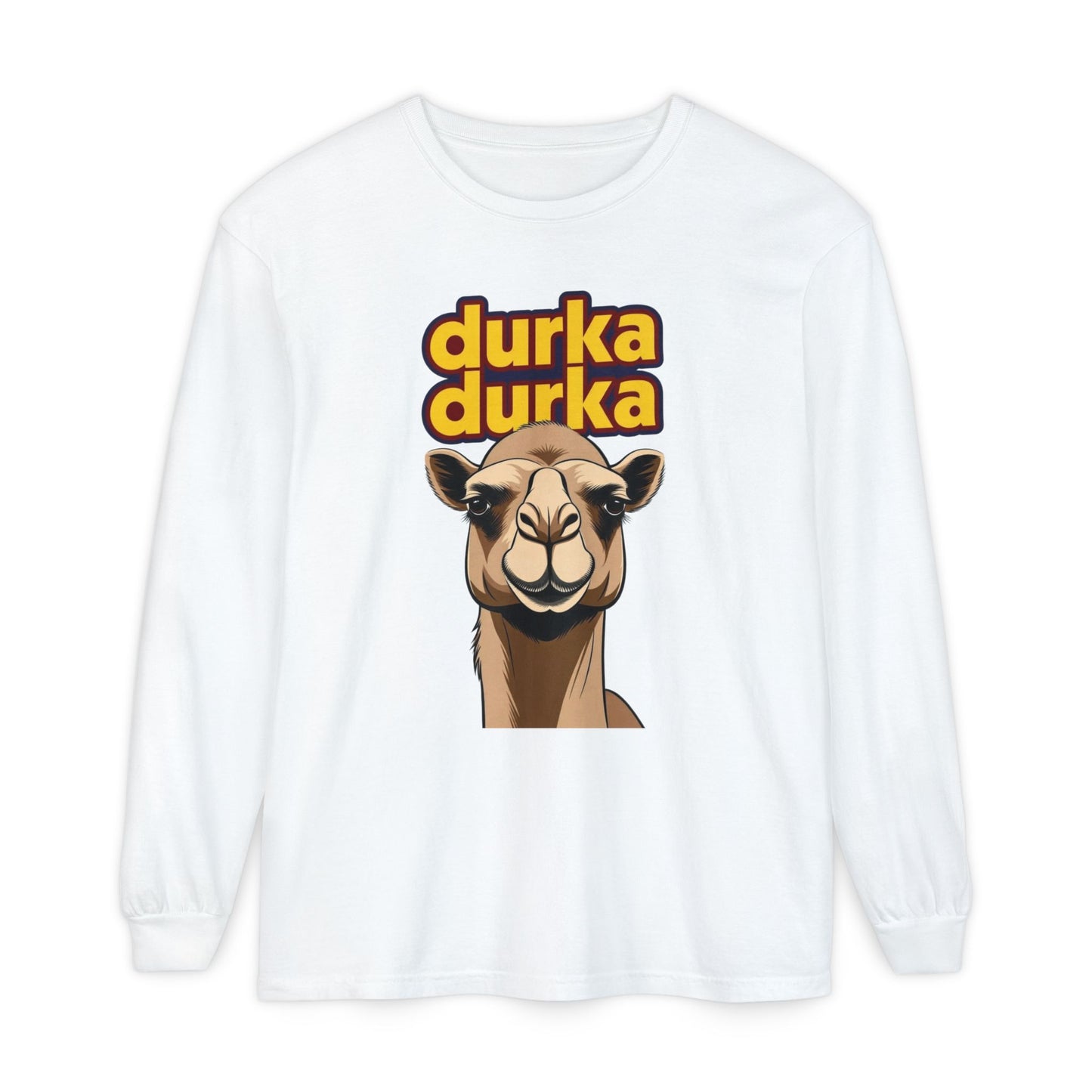 "Durka Durka" Camel Gildan Brand Long Sleeve Tee