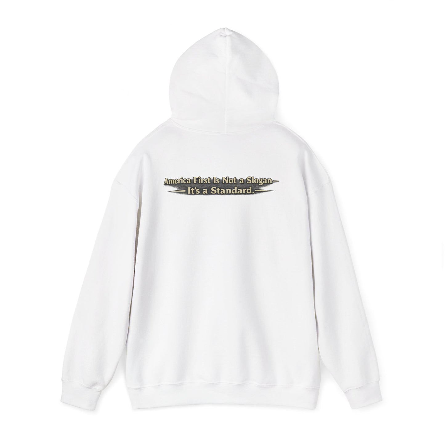 "Make America First Again" America First Is Not A Slogan - It's A Standard Comfort Color Brand Hoodie