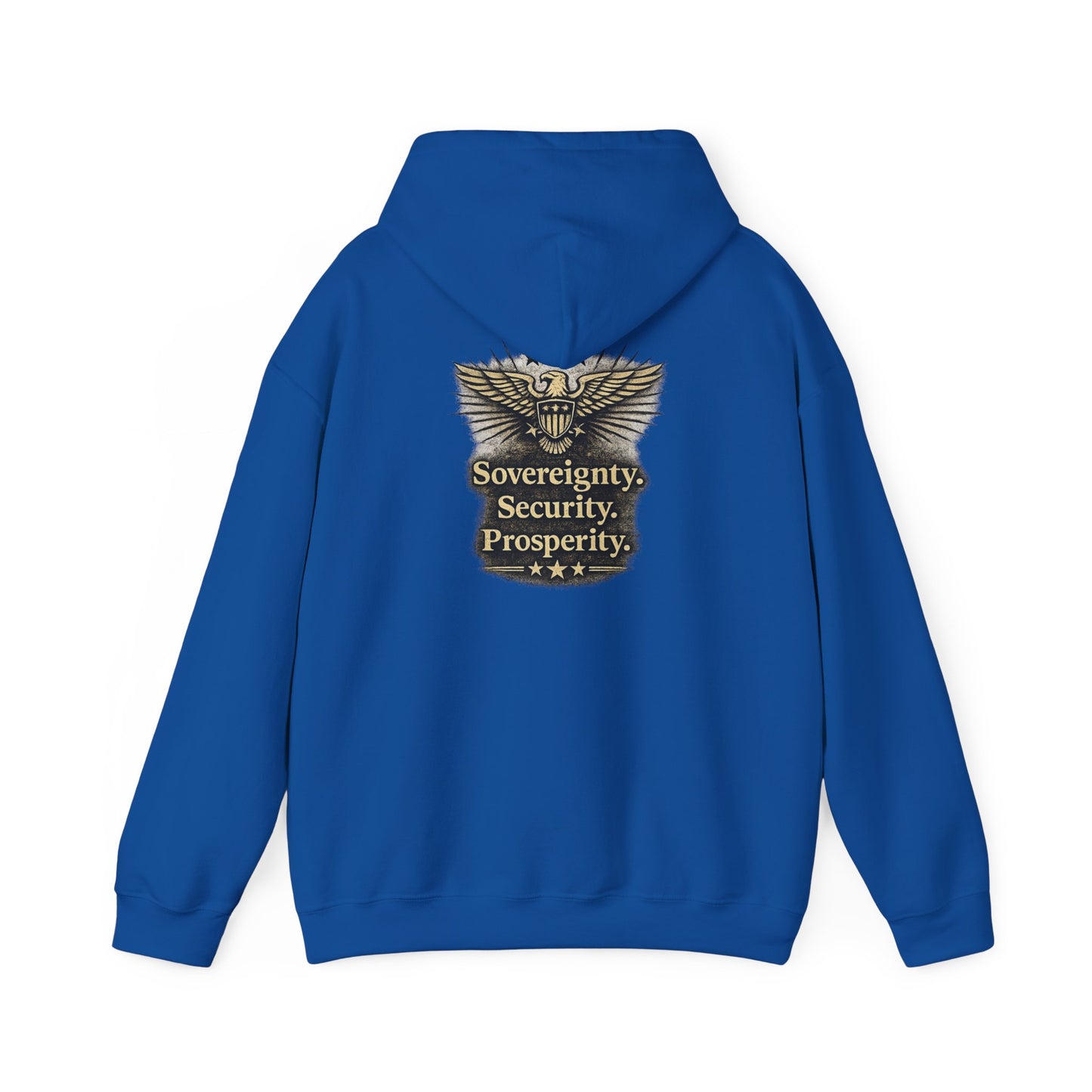 M.A.F.A. "Statue Of Liberty" "Sovereignty Security Prosperity " Comfort Color Brand Hoodie