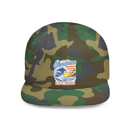 Gulf of America Est. 2025 Waves Snapback Hat