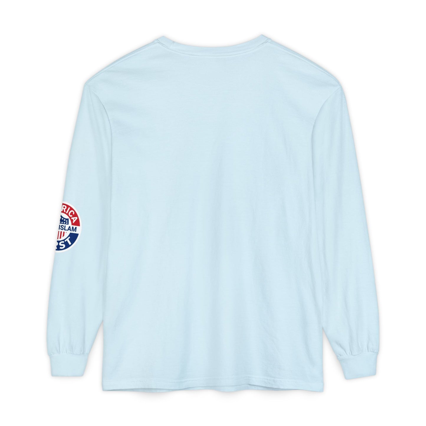 Zohran Mam-Commie Sucks/America First F*CK ISLAM Comfort Color Brand Long Sleeve T-Shirt