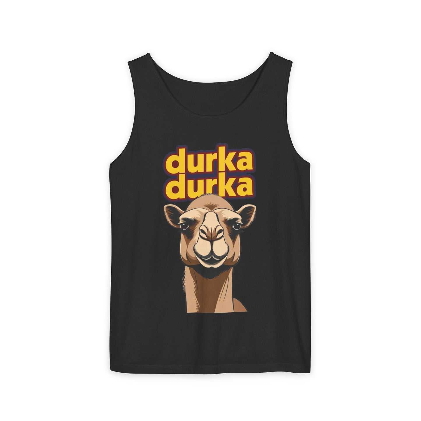 "Durka Durka" Camel Gildan Brand Tank Top
