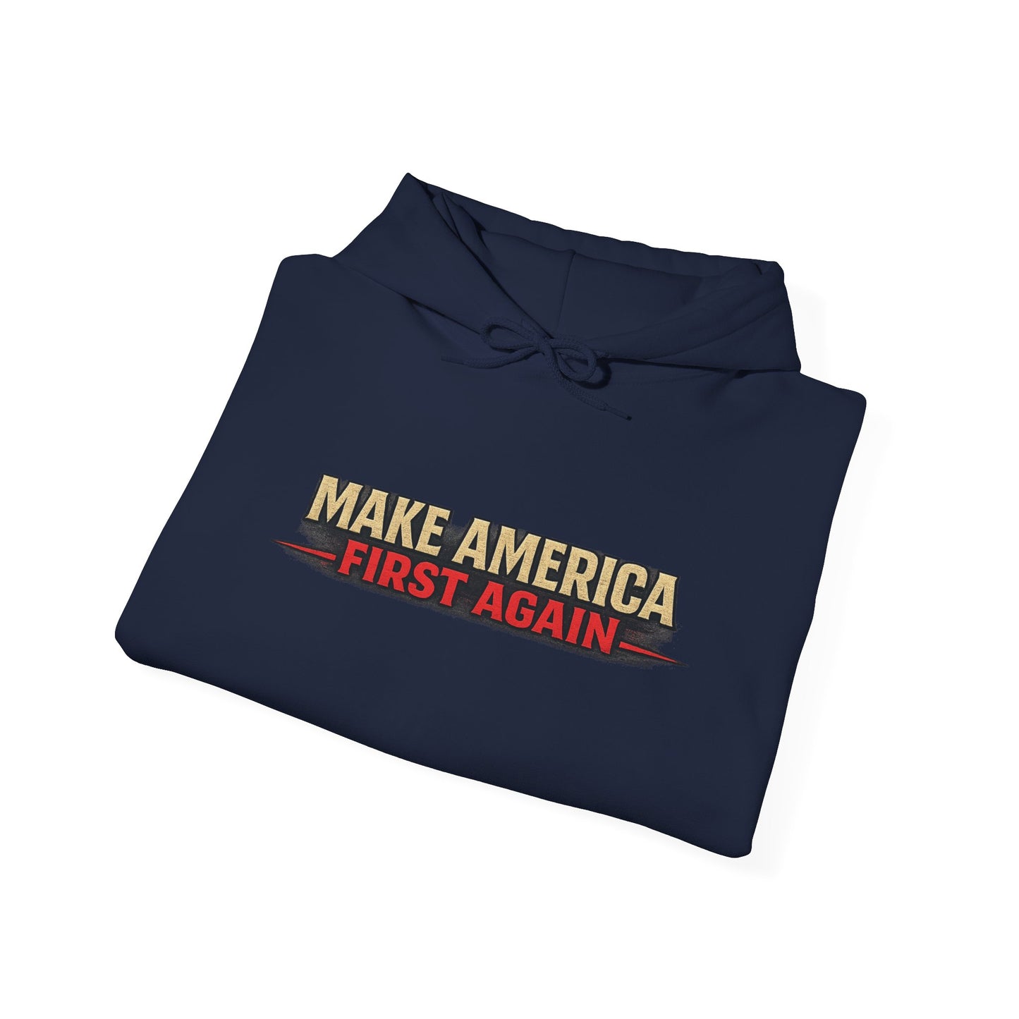 "Make America First Again" America First Is Not A Slogan - It's A Standard Comfort Color Brand Hoodie