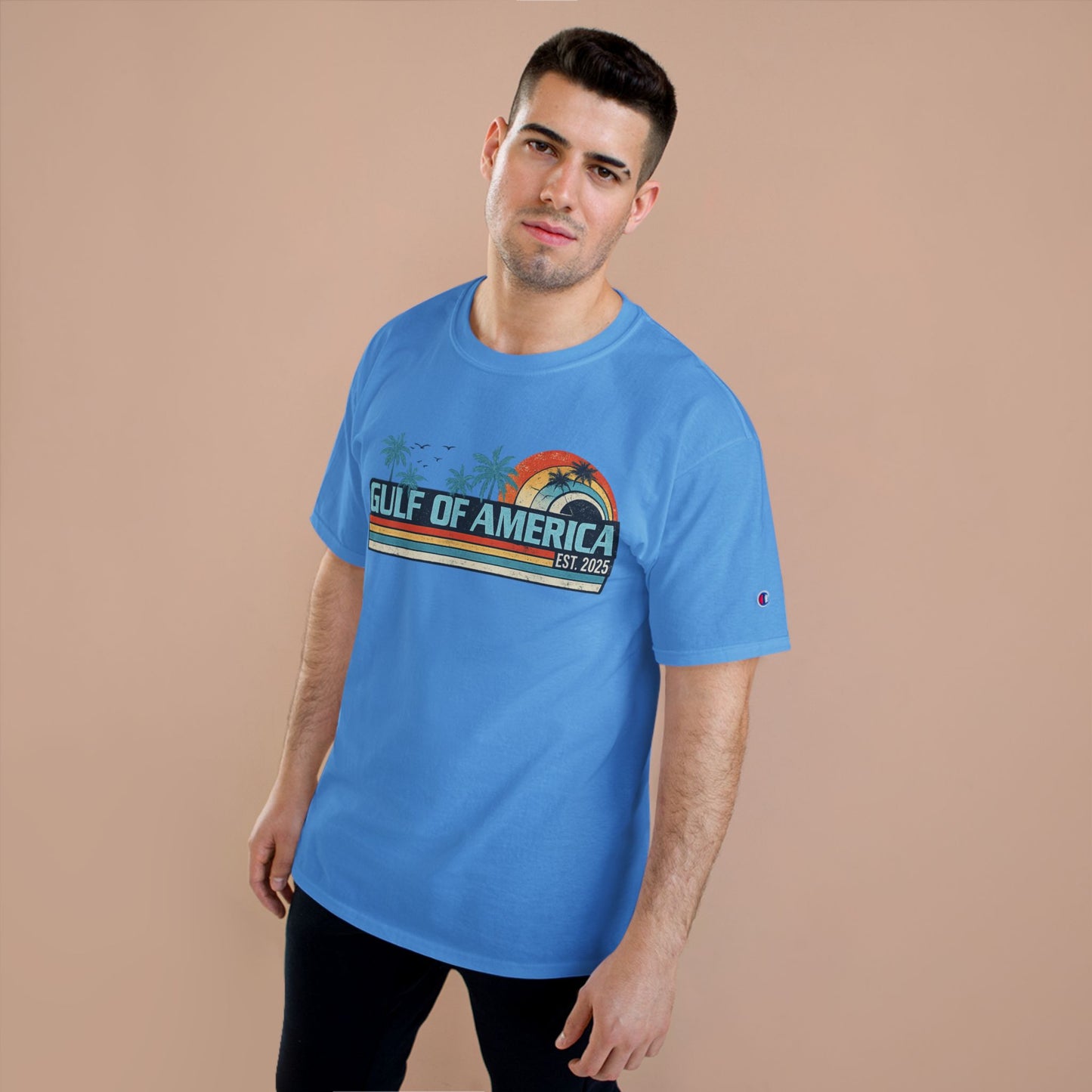 Gulf of America Vintage Champion Brand T-Shirt