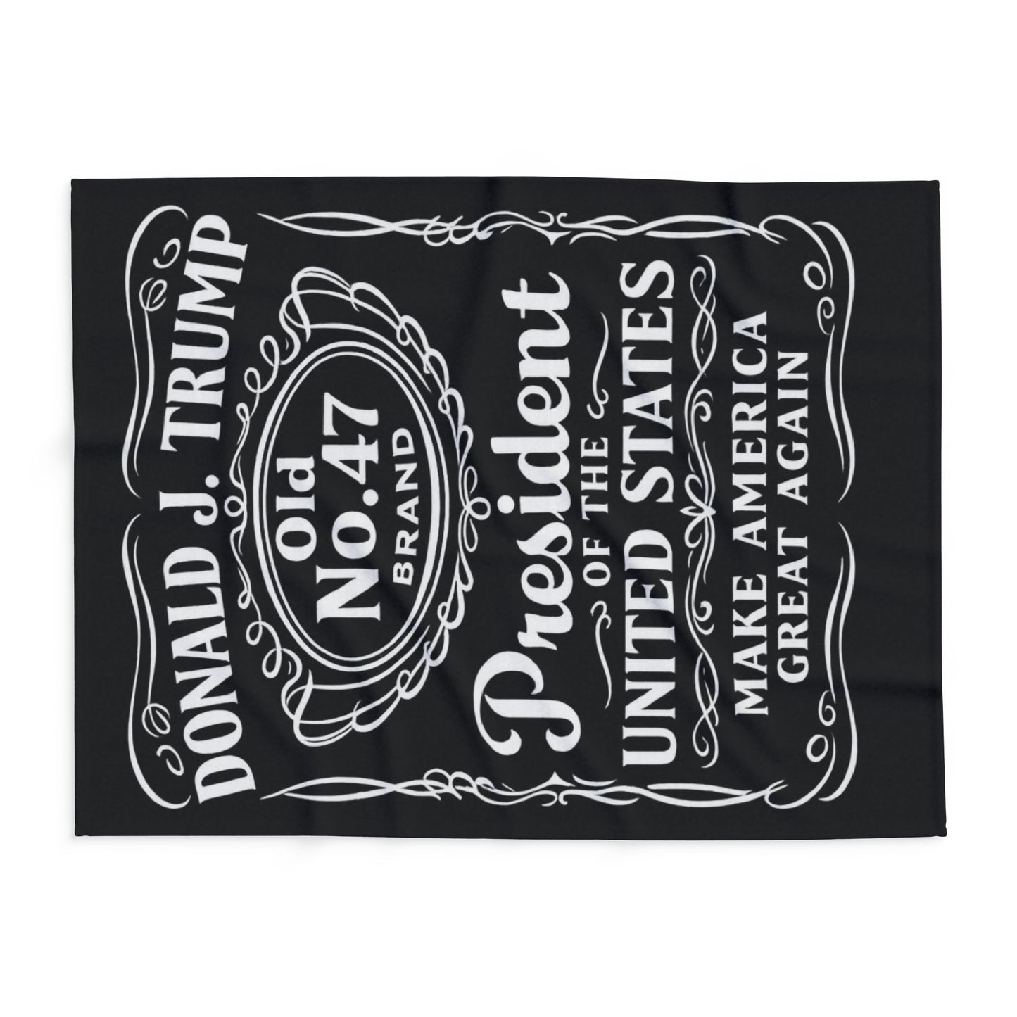 Trump "Old No. 47" President  Arctic Fleece Blanket