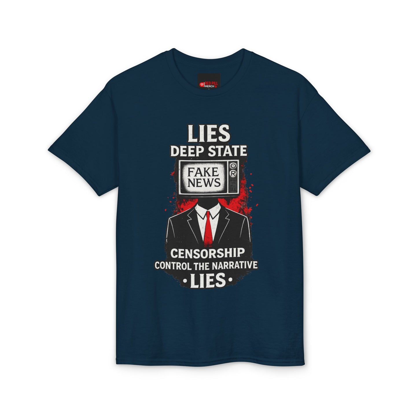 Fake News Political Statement Gildan Brand T-Shirt
