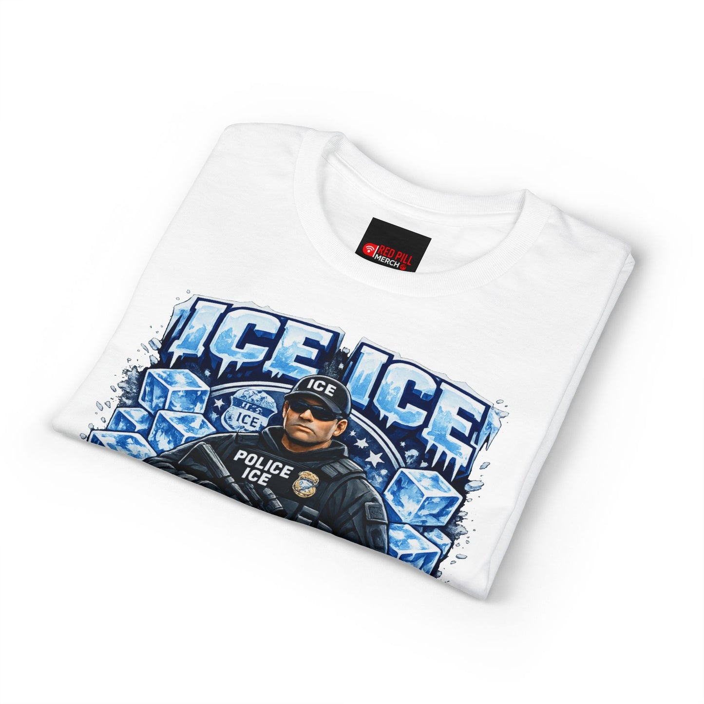 Ice Ice Baby ICE Agent Gildan 8000 Brand T-Shirt