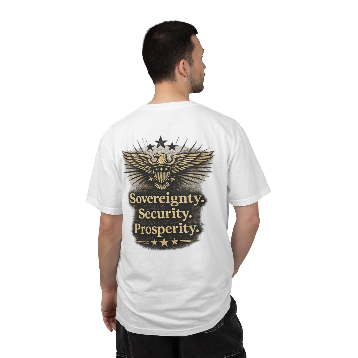 M.A.F.A. Statue Of Liberty  "Sovereignty Security Prosperity " Comfort Color Brand T-Shirt