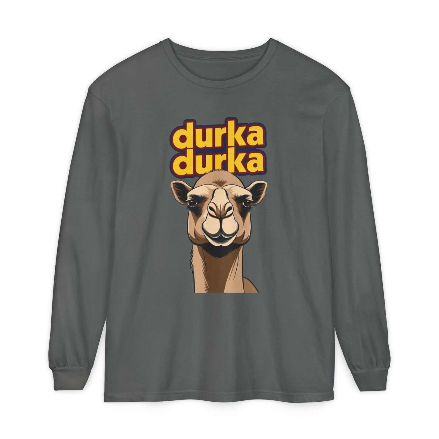 "Durka Durka" Camel Gildan Brand Long Sleeve Tee