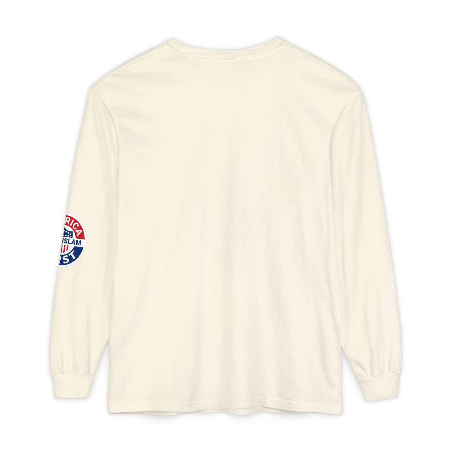 Zohran Mam-Commie Sucks/America First F*CK ISLAM Comfort Color Brand Long Sleeve T-Shirt