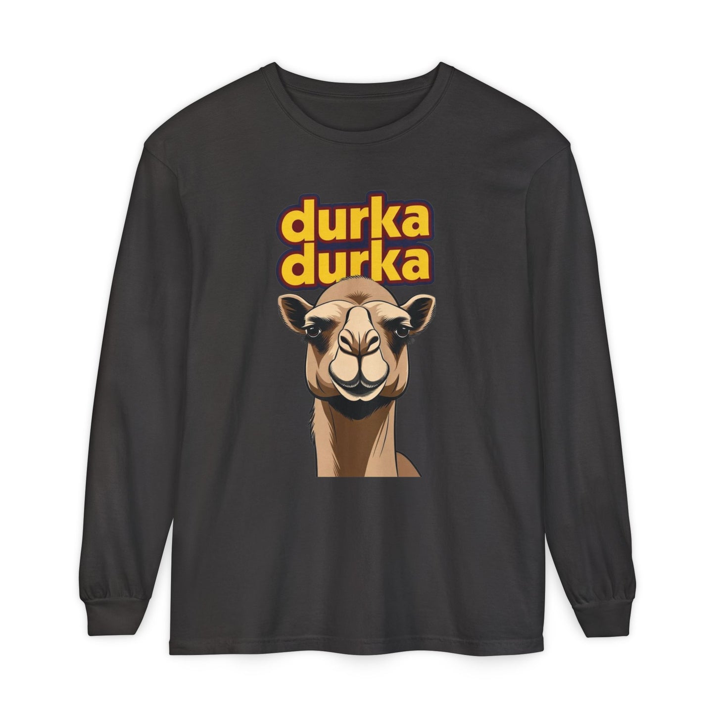 "Durka Durka" Camel Gildan Brand Long Sleeve Tee