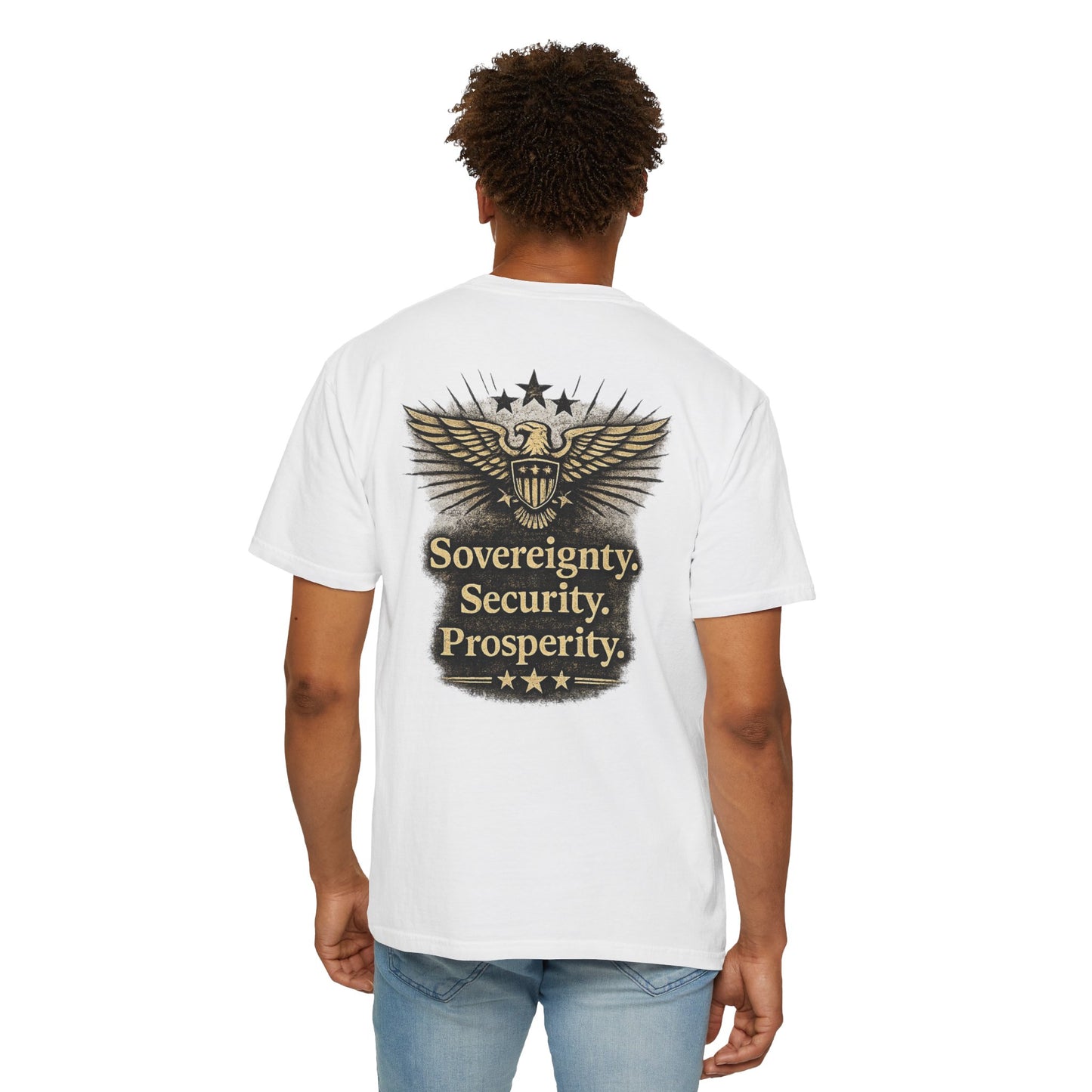 M.A.F.A. Statue Of Liberty  "Sovereignty Security Prosperity " Comfort Color Brand T-Shirt