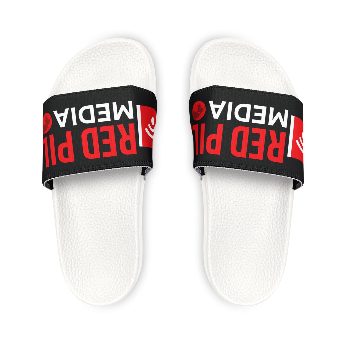 Red Pill Media Men's Removable-Strap Slide Sandals